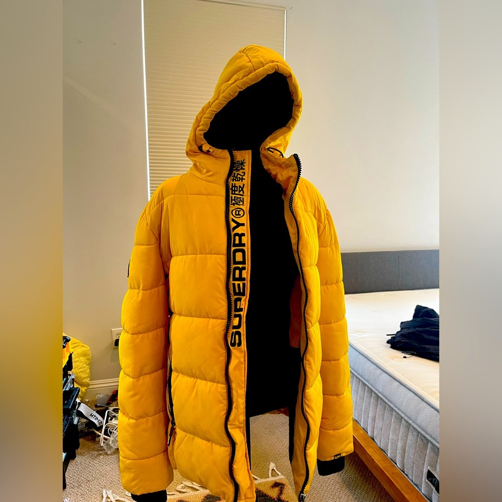 Superdry Yellow Sports Puffer
